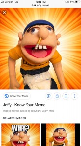 Create meme: Mario characters, cartoon, jeffy character