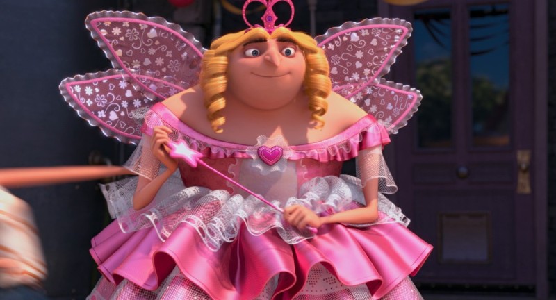 Create meme: gru fairy, gru princess, Despicable me fairy