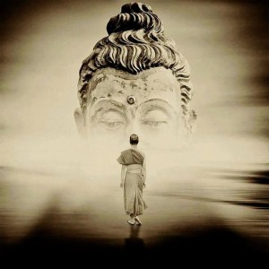 Create meme: Buddha, Buddhist wisdom, best black and white photographs of Buddha