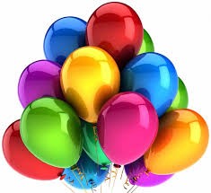 Создать мем: открытка с днем рождения шарики, happy birthday шарики, шары открытки красивые