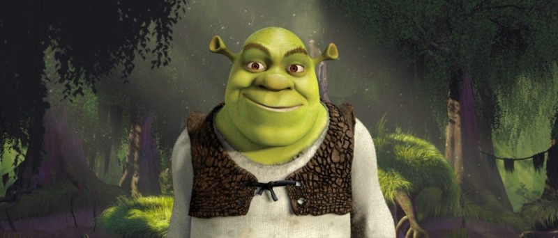 Create meme: cartoon Shrek , Shrek from the cartoon, Shrek in the swamp