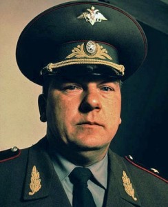 Create meme: Vladimir Shamanov, General, a sad Commissar
