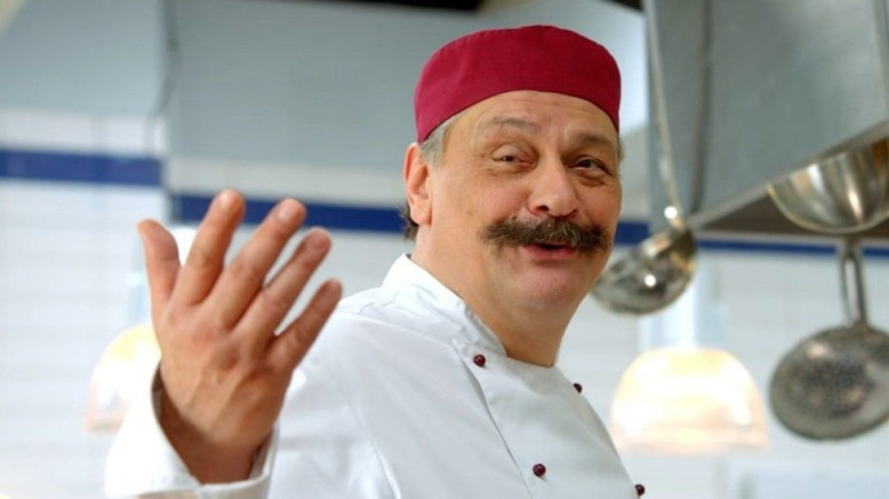Create meme: Barinov kitchen, barinov from the kitchen, TV series kitchen chef