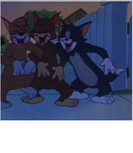 Create meme: Tom and Jerry cats, Tom and Jerry cats bandits, Tom and Jerry friends Tom