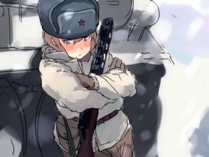 Create meme: The red army-Chan