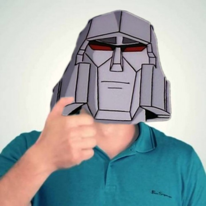 Create meme: megatron face, transformers , Megatron 