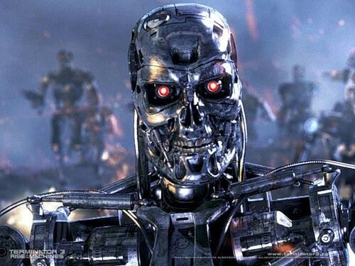 Create meme: terminator 1 robot, terminator rise of the machines, terminator 