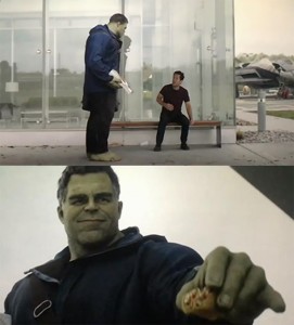 Create meme: Hulk meme