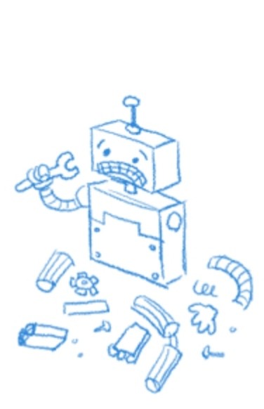 Create meme: broken robot error, the robot broke down, a broken robot