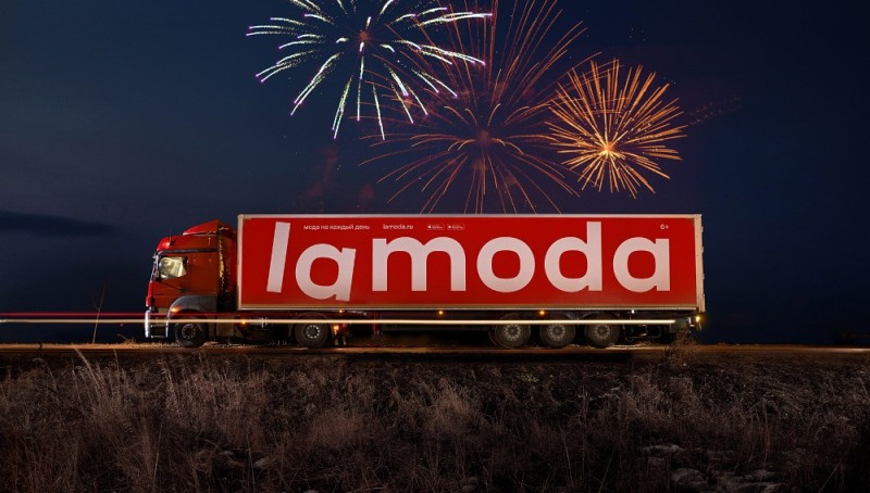 Create meme: lamoda rebranding, truck Coca Cola, coca cola van