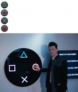 Create meme: t co, Connor clicks on a circle meme