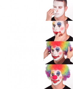 Создать мем: диалог двух клоунов мем, clown, клоун
