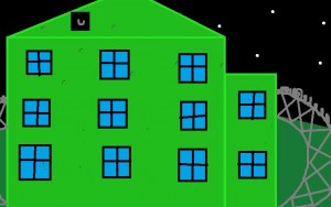 Create meme: darkness, to draw a house, house illustration
