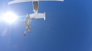 Create meme: skydiver, jumping, parachute jump