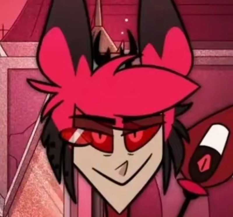 Create meme: the hotel hasbeen, Alastor hotel hazbin man, Alastoror Khazbin Hotel