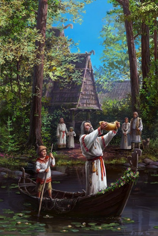 Create meme: rite pagan rites of ancient russia, Slavs are pagans, the ancient Slavs 