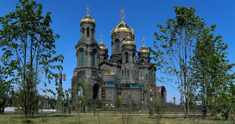 Create meme: the main temple of the Russian armed forces in Kubinka, Temple of the armed forces, the main temple of the armed forces of the Russian Federation