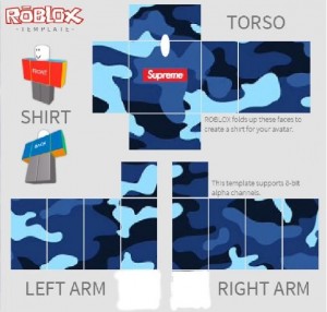 Blue Shirt Template For Roblox
