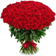 Создать мем: большой букет красных роз, красные розы букет, 101 красная роза