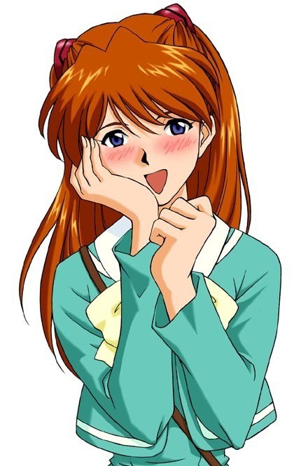 Create meme: raphael, asuka anime evangelion sticker, figure 