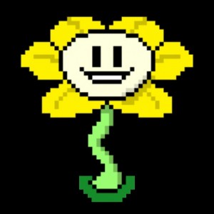 Создать мем: Flowey