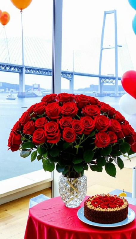 Create meme: a huge bouquet, postcard beautiful bouquet, a bouquet of flowers happy birthday