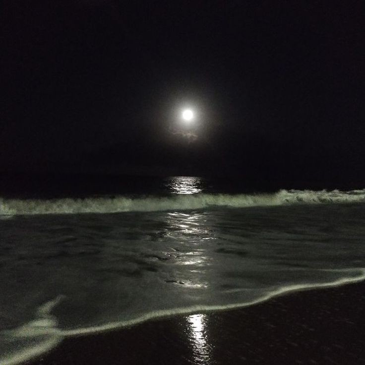 Create meme: dark night, night beach , beach at night aesthetics