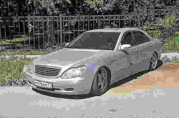 Создать мем: Lexus LS III, mercedes benz s class 2000, mercedes-benz