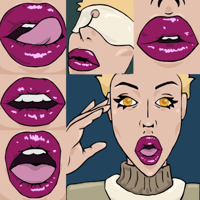 Create meme: pop art blonde, pop art girl , pop art comics