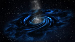 Create meme: interstellar black hole, white hole, black hole in space