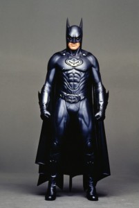 Create meme: George Clooney Batman, Batman costume, Val Kilmer Batman