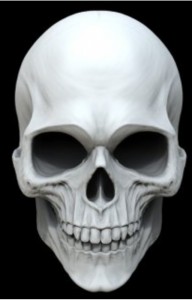 Create meme: skull, alpha skull, skull scary