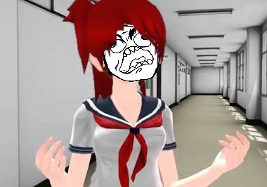 Create meme: yandere simulator info chan, andere , yandere simulator