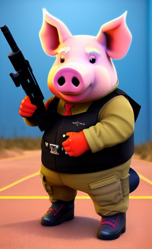 Create meme: watch dogs: legion - ultimate edition, pig cartoon, piggy cs go