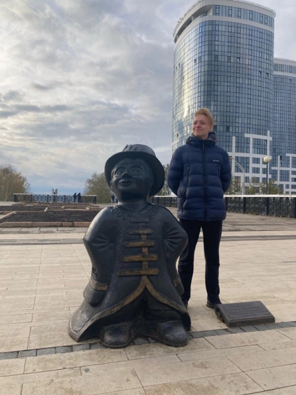 Create meme: boy , Russia Kazan, izhik sculpture in izhevsk