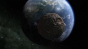 Create meme: earth, asteroid, the end of the world