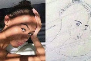 Create meme: draw me like your french women, drawing a portrait from a photograph, I draw portraits from photos