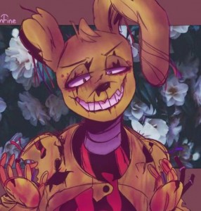 Создать мем: спрингтрап из комикса неправильные, springtrap art, упоротый спрингтрап