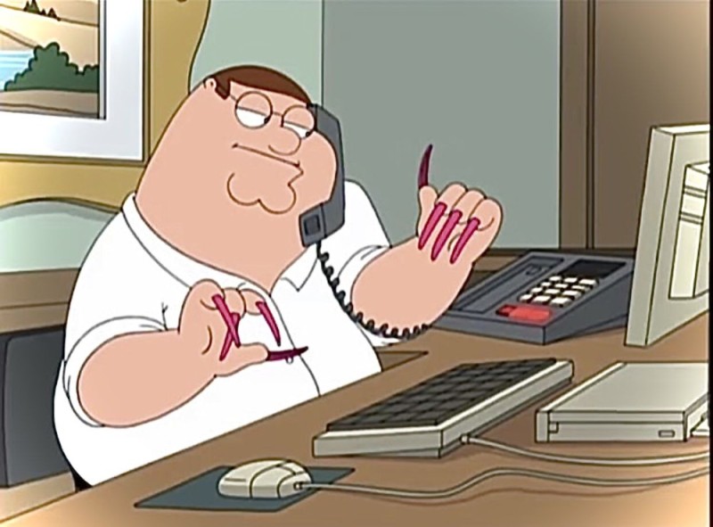 Create meme: Peter Griffin , peter griffin with nails, the griffins 