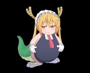 Create meme: the dragon-maid Kobayashi-San, the maid dragon of Kobayashi