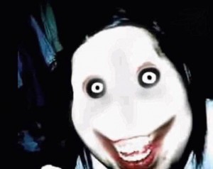 Create meme: Jack the killer, the face of Jeff the killer, Jeff the killer screamer