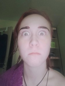 Create meme: styling eyebrows, coloring eyebrows, eyebrows