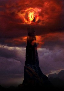 Создать мем: властелин колец саурон око, всевидящее око саурона, мордор башня саурона