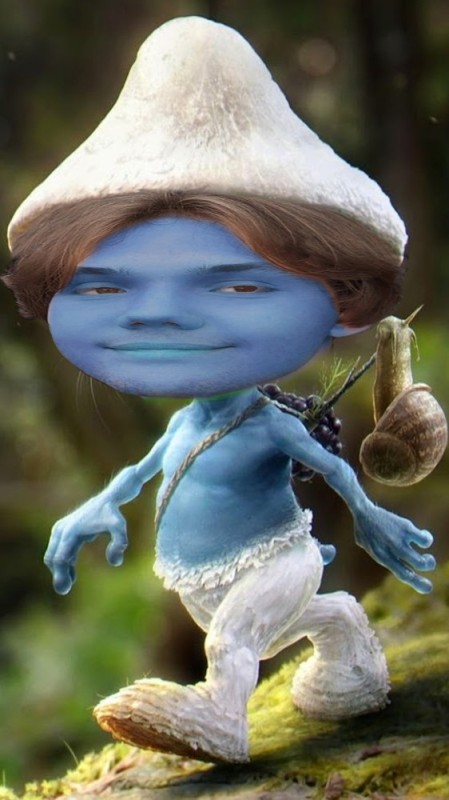 Create meme: papa smurf, smurf 2, smurfette