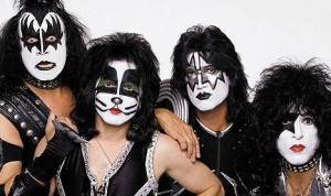 Create meme: the band kiss, rock band kiss, gene Simmons