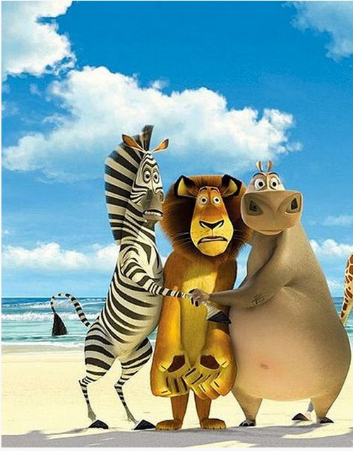 Create meme: Madagascar 1 2005, Madagascar 2005 cartoon, cartoon Madagascar