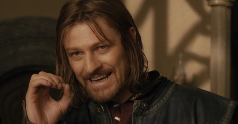 Create meme: Boromir meme , Boromir Lord of the rings, Sean bean Boromir meme