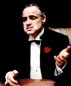 Create meme: you do it without respect, Vito Corleone, don Corleone
