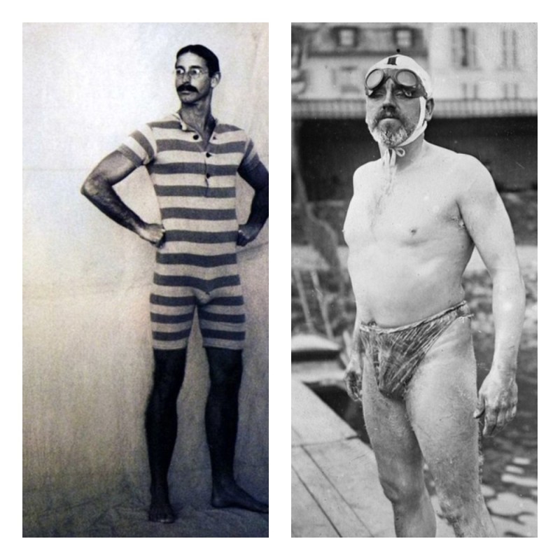 Create meme: men's retro bathing suit, people , men 