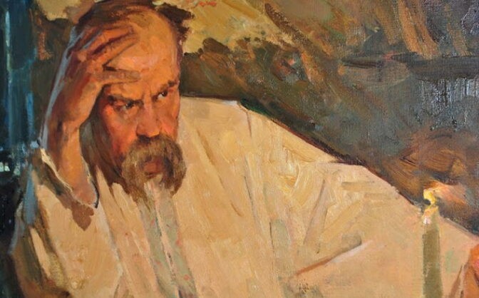 Создать мем: старик живопись, картины советских художников, картины